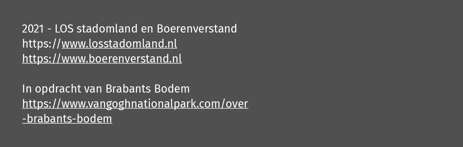 2021 - LOS stadomland en Boerenverstand https:  www losstadomland nl https:  www boerenverstand nl In opdracht van Br   